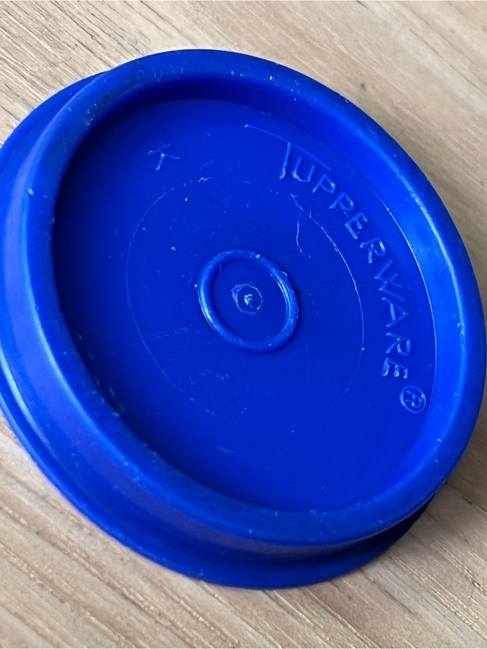 Tupperware Blue Midget Replacement Lid 201-73 Seal 2" Lid Top ONLY Smidget